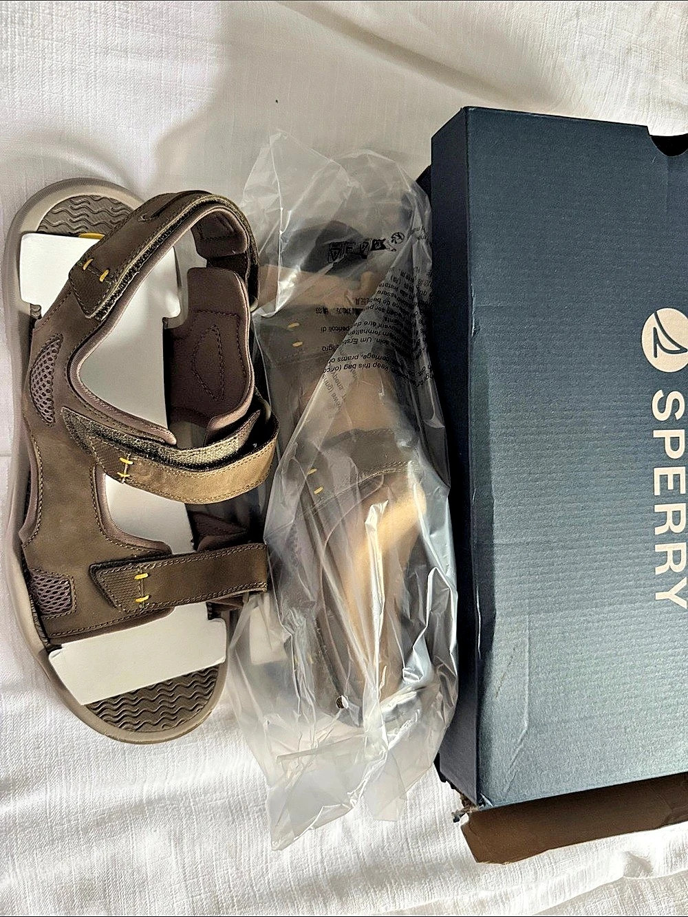 Sperry Deltona MM-322 Men's Sandals Brown & Olive US 11.5